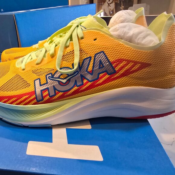 Hoka One One Other - Hoka Cielo Road Orange Yellow Mustard 1143490-SYJ Men's Size 13 Running Shoe NEW